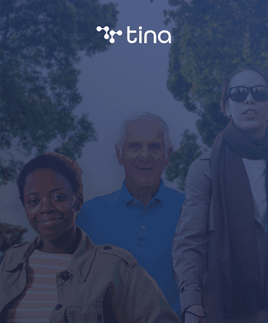 Foto da capa do site do aplicativo TINA